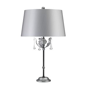 Amarilli 1 Light Table Lamp - Black/Silver