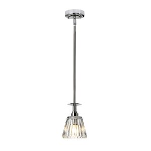 Agatha 1 Light Pendant - Polished Chrome