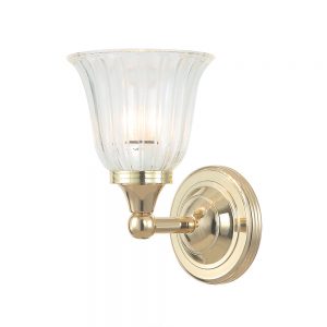 Austen 1 Light Wall Light - Polished Brass