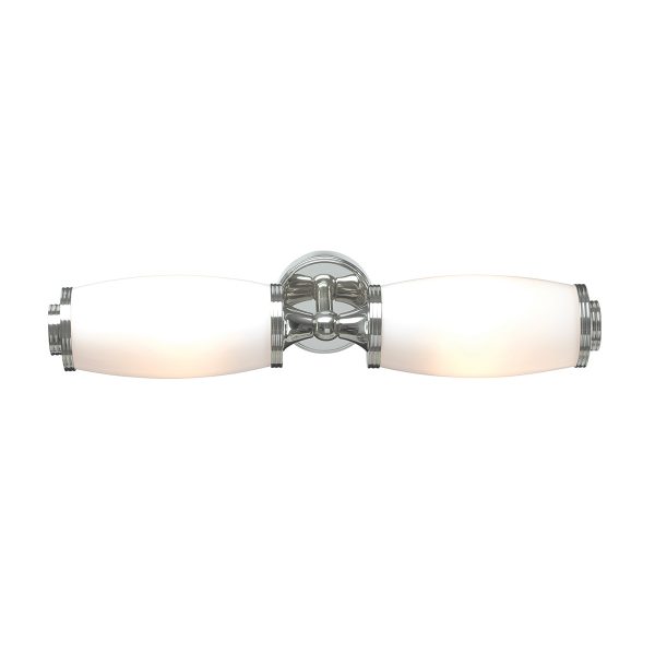 Eliot 2 Light Wall Light - Polished Nickel