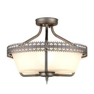 Crown 3 Light Semi-Flush/Pendant