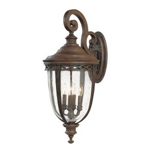 English Bridle 4 Light X Large Wall Lantern - British Bronze