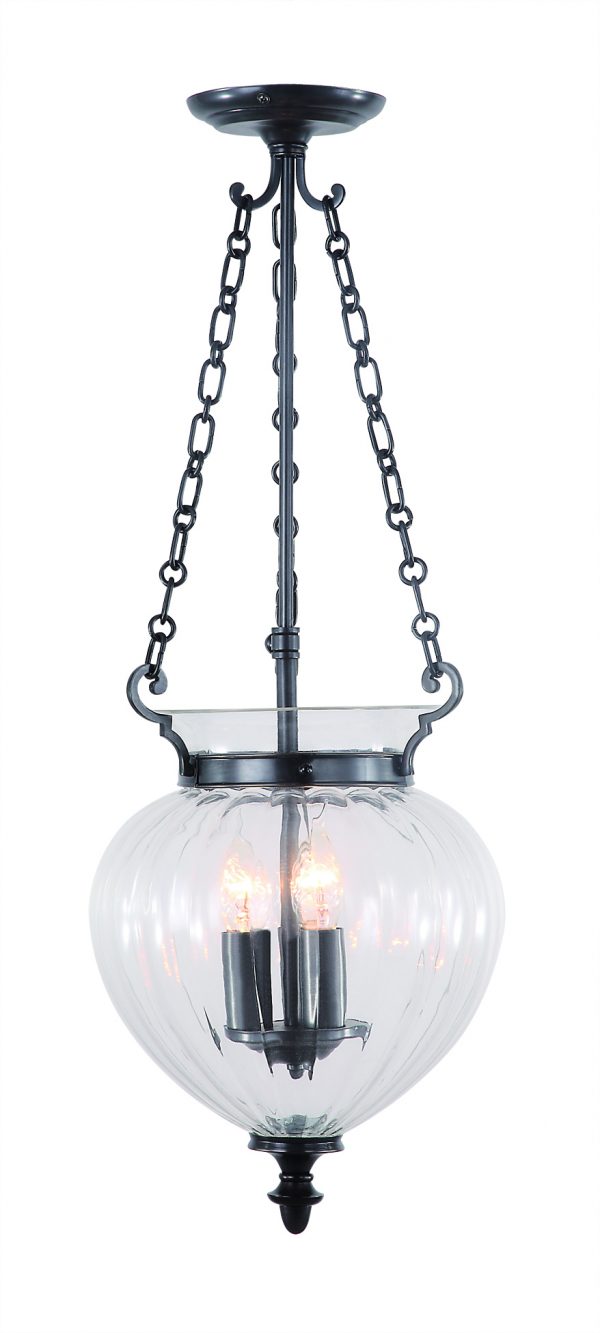 Finsbury Park 3 Light Medium Pendant - Old Bronze