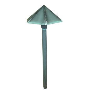 Bronze Hex Pagoda Light - Verdigris