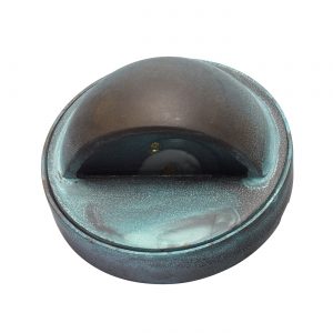 Bronze Round Mini Eyelid Light - Verdigris