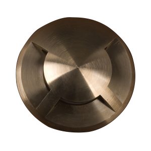 Fusion 3 Direction Ring In-Ground Light - Brass
