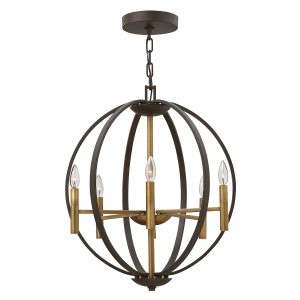 Euclid 6 Light Pendant Chandelier