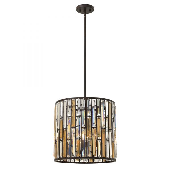 Gemma 3 Light Pendant - Vintage Bronze