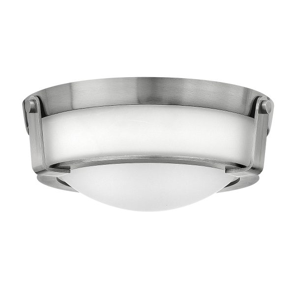 Hathaway 2 Light Small Flush Mount - Antique Nickel