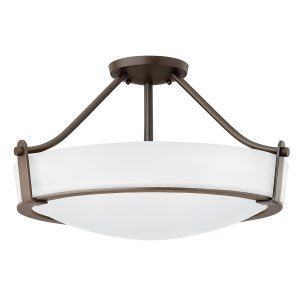 Hathaway 2 Light Medium Semi-flush - Olde Bronze