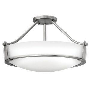 Hathaway 2 Light Medium Semi-flush - Antique Nickel