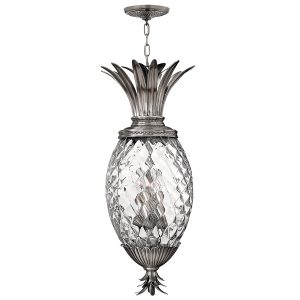 Plantation 4 Light Pentant - Polished Antique Nickel