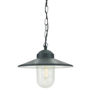 Karlstad 1 Light Chain Lantern - Black