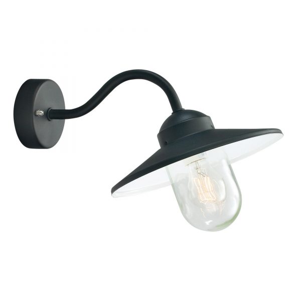 Karlstad 1 Light Wall Lantern - Black