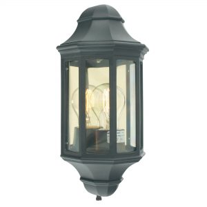 M8/2 1 Light Mini Wall Lantern - Black
