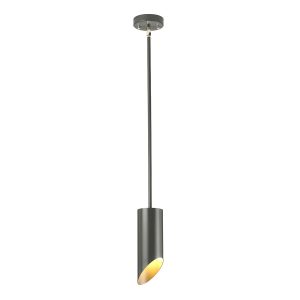 Quinto 1 Light Pendant - Dark Grey Polished Nickel