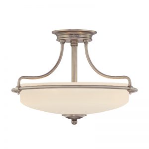 Griffin 3 Light Semi-Flush Light - Polished Chrome