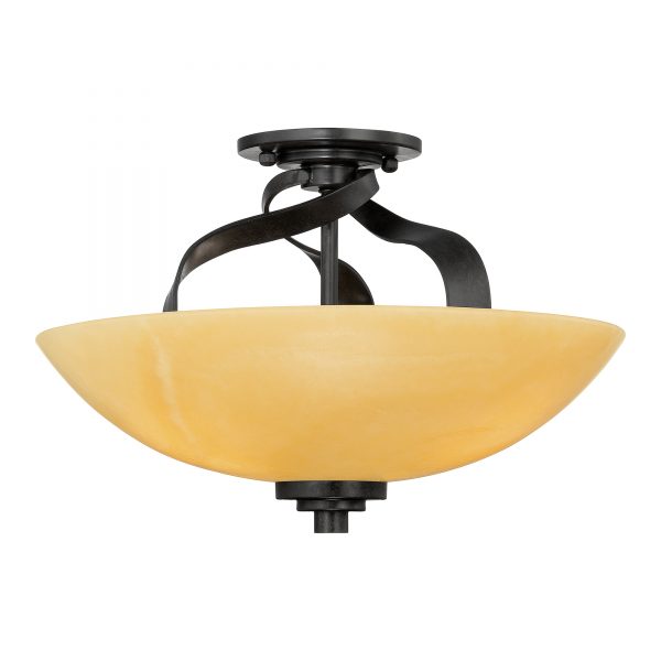 Kyle 3 Light Large Semi Flush Mount