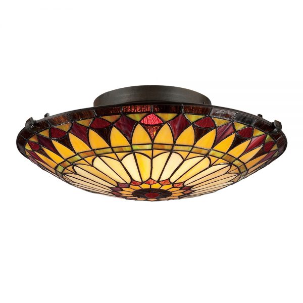 West End 2 Light Medium Floating Flush Mount