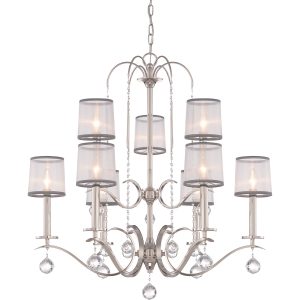 Whitney 9 Light Two Tier Chandelier